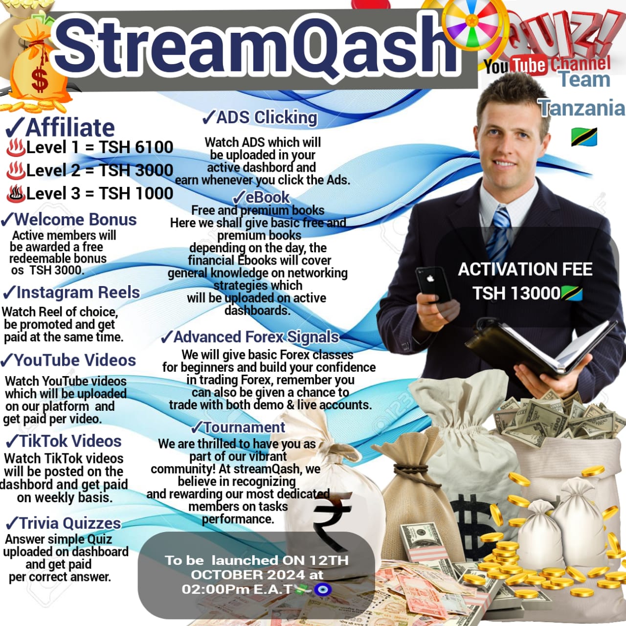 streamqash tanzania poster img